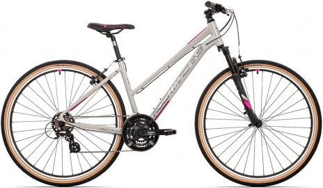 Rock Machine Crossride 100 Lady/Gloss Grey/Grey/Crimson / M
