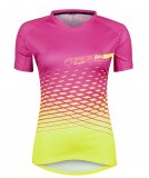 Force / dres F MTB ANGLE dmsk kr. rukv, rovo-fluo - DOPRODE