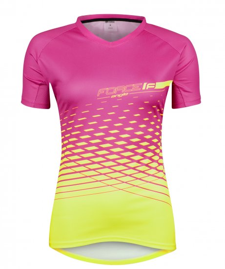 Force / dres F MTB ANGLE dmsk kr. rukv, rovo-fluo - DOPRODE - Kliknutm na obrzek zavete