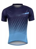 Force / dres FORCE MTB ANGLE kr. rukv, modr - DOPRODEJ
