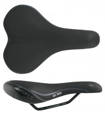 Force / sedlo FORCE LADY dmsk GEL TECH, ern