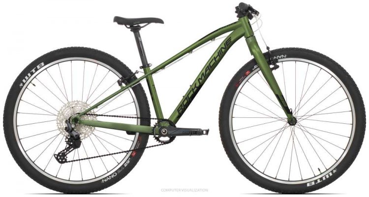 Rock Machine Thunder 29 VB/Gloss Metallic Khaki/Pearl Black/ XS - Kliknutm na obrzek zavete