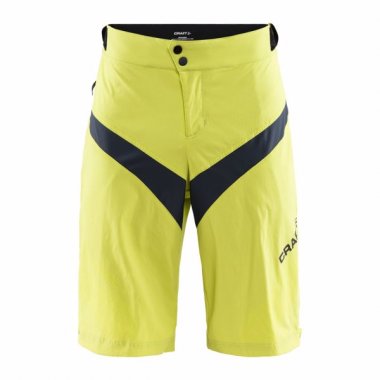 CRAFT / Cyklokalhoty CRAFT Route XT - neon