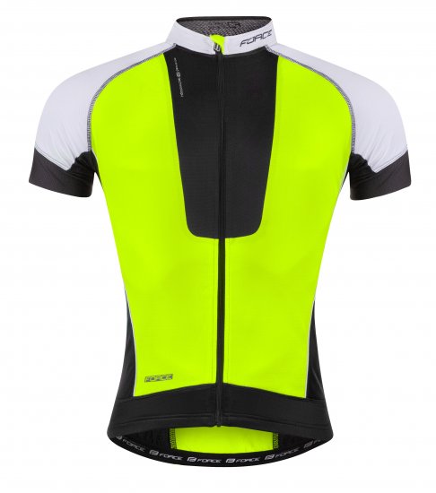 Force / dres FORCE AIR krtk rukv erno-fluo-bl - DOPRODEJ - Kliknutm na obrzek zavete